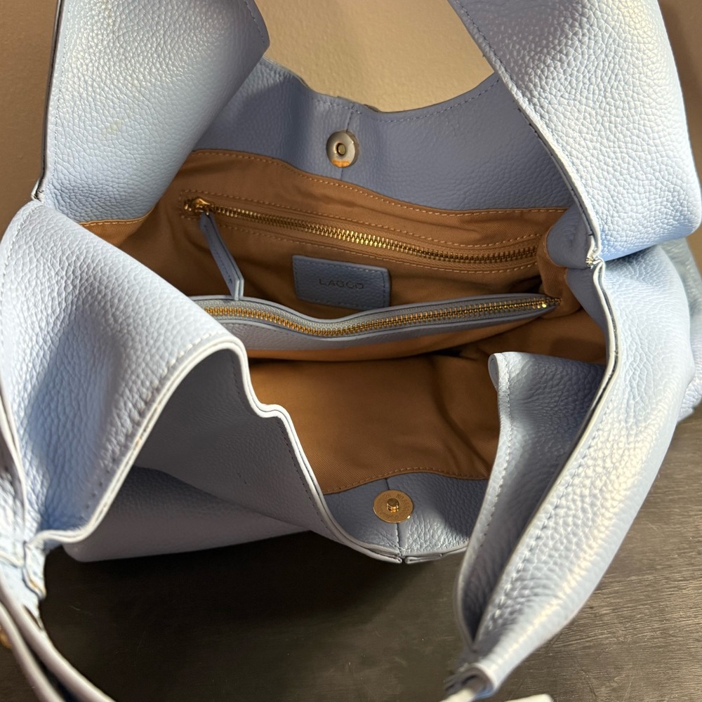 LAGGO Blue Leather Women's Bag - Picture 5 of 11